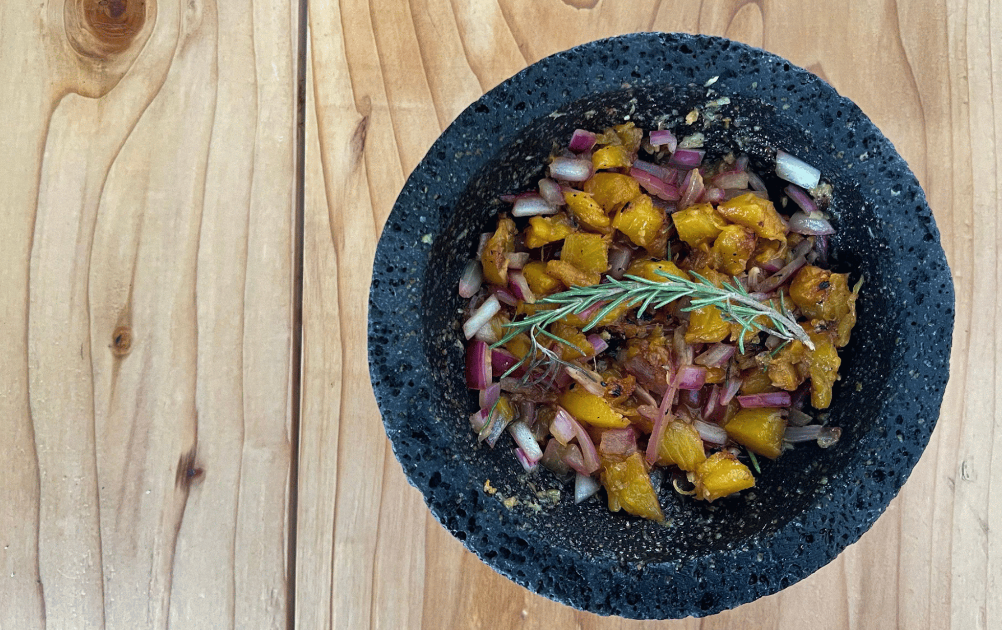 salsa de piña tatemada