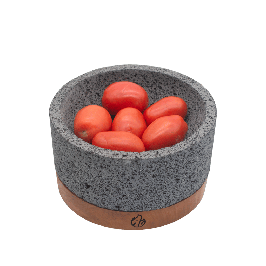 Molcajete mediano 9" AG – Piedra volcánica