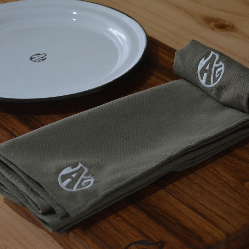 Servilletas de tela - Color verde olivo