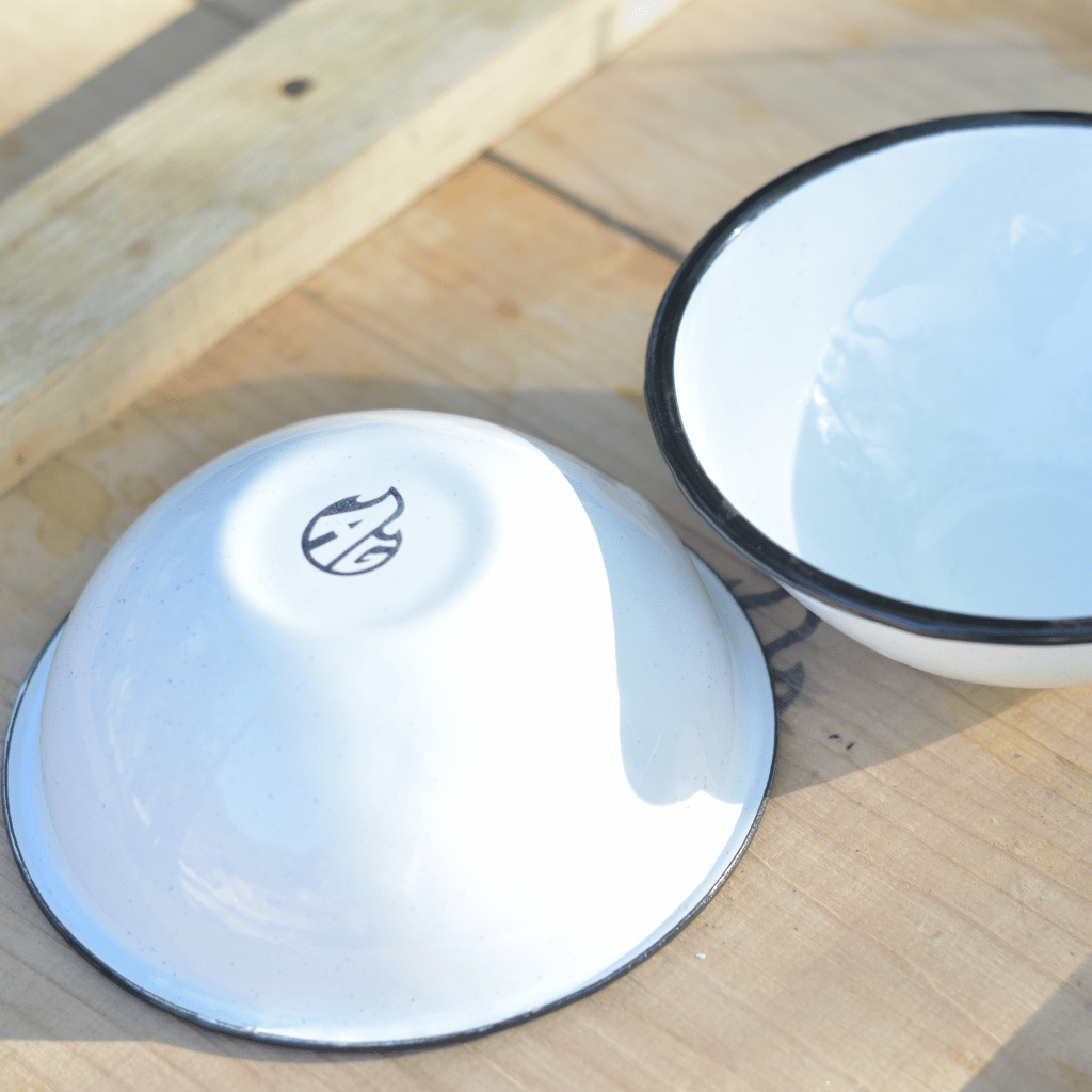 Bowl de peltre blanco 14 cm – Ideal para botanas o salsas