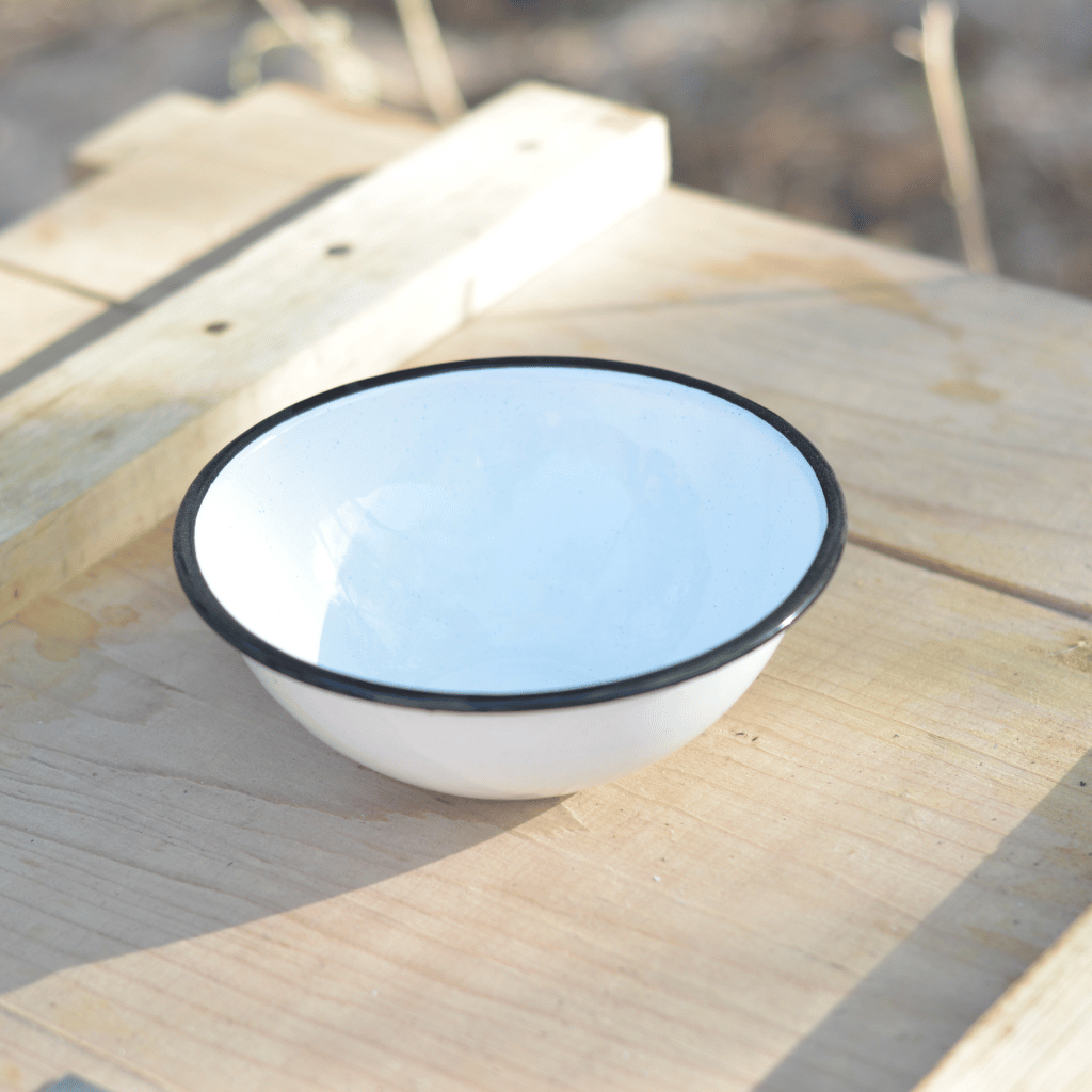 Bowl de peltre blanco 14 cm – Ideal para botanas o salsas