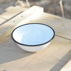 Bowl de peltre blanco 14 cm – Ideal para botanas o salsas - Artilleros Grill