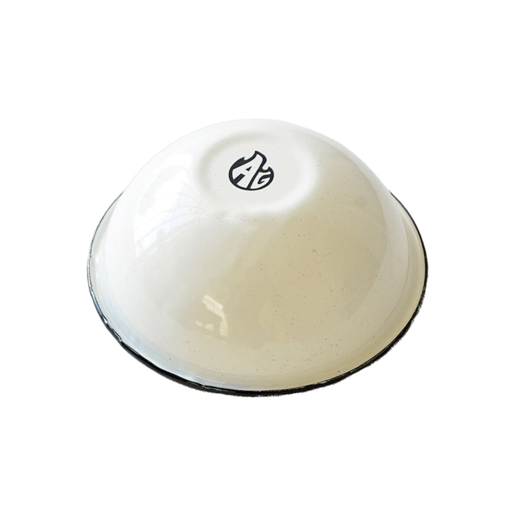 Bowl de peltre blanco 14 cm – Ideal para botanas o salsas - Artilleros Grill