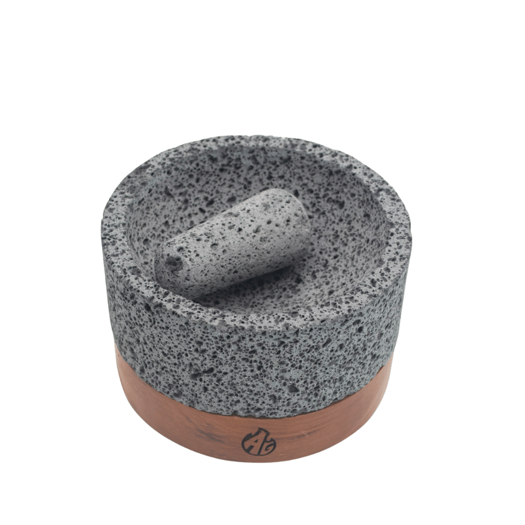 Molcajete chico 7" AG – Piedra volcánica - Artilleros Grill