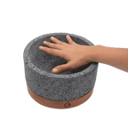 Molcajete mediano 9" AG – Piedra volcánica - Artilleros Grill