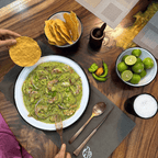 Plato de peltre blanco 26 cm - El Individual - Artilleros Grill