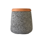 Salero de piedra volcánica - Perfecto para tu mesa y cocina - Artilleros Grill