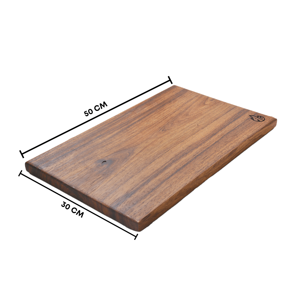 Tabla de corte 30x50 – Madera Parota - Artilleros Grill