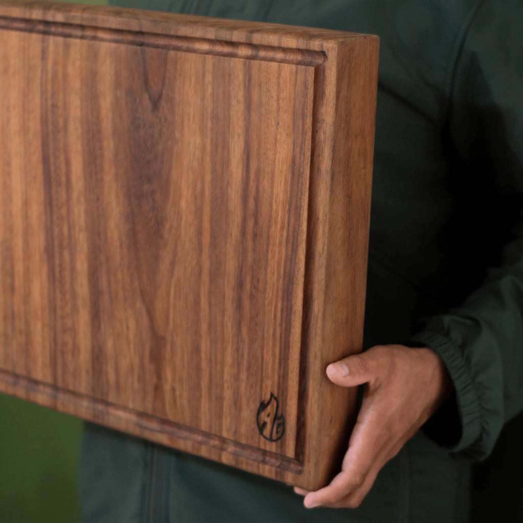 Tabla de corte de parota 35x50 cm - Artilleros Grill